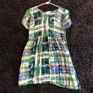 Abstract Print Dress